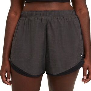 NWT Nike Women's Core Heather Tempo Gray Brief Lined Running Shorts XS